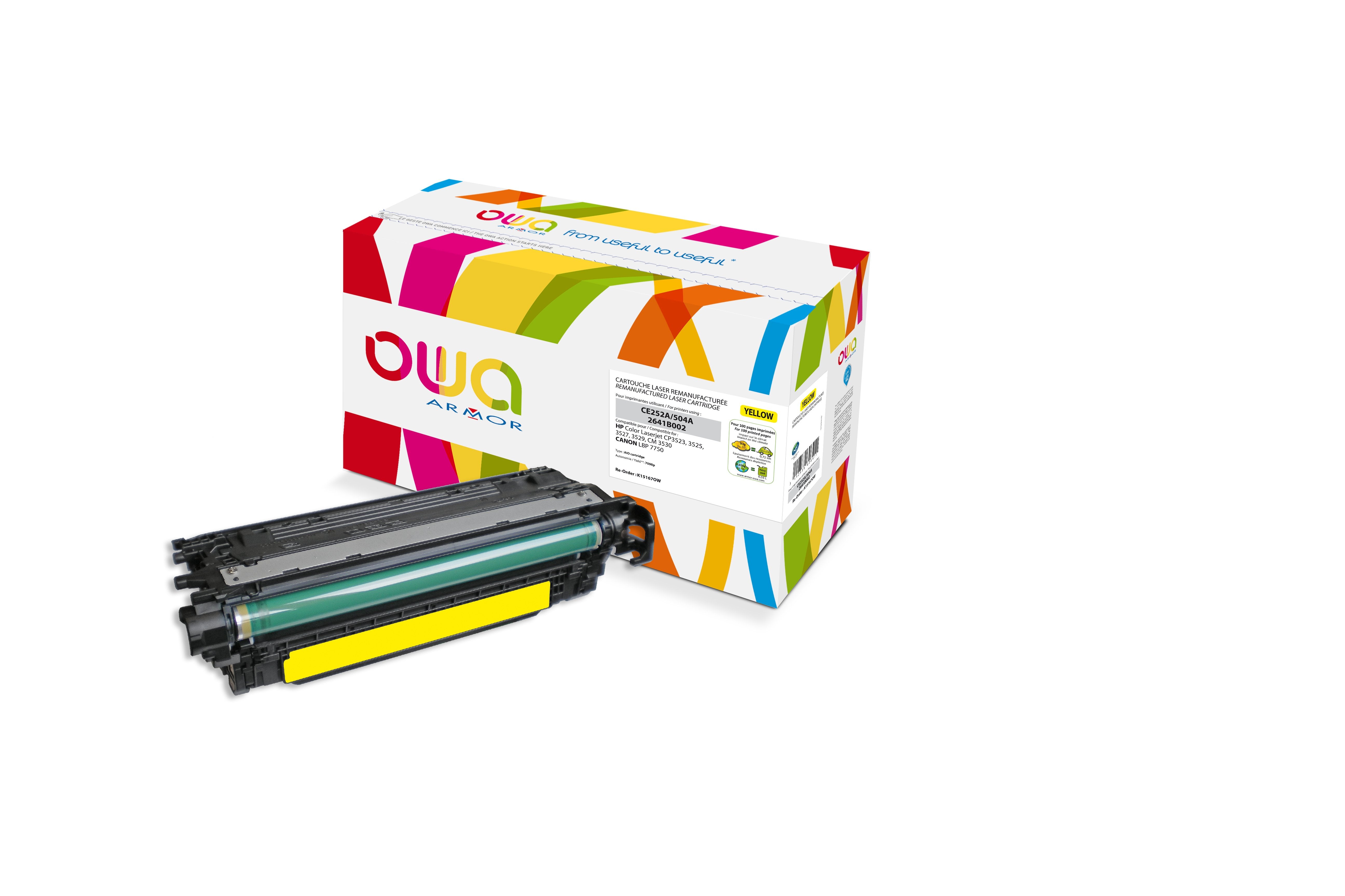 EAN 3112539606411 - Armor K15167OW cartucho de tóner 1 pieza(s) Amarillo imagen 1