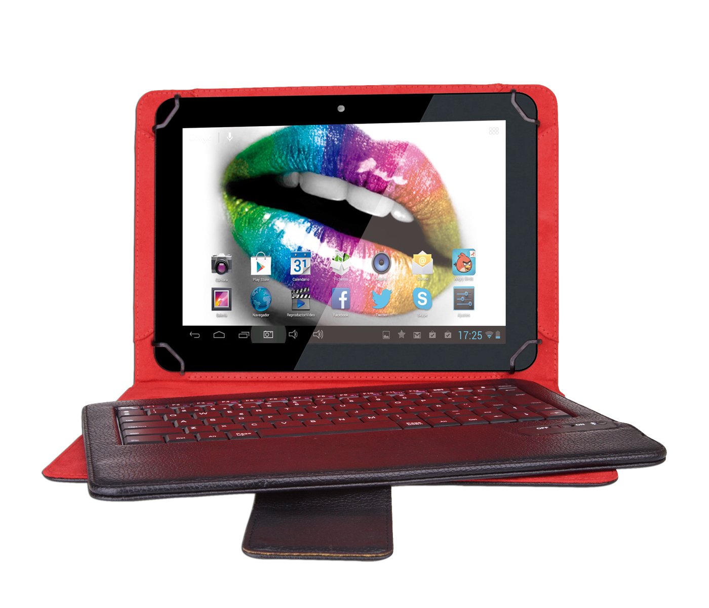 EAN 8436043196011 - Phoenix PHKEYBTCASE8 teclado para móvil Bluetooth Negro imagen 3