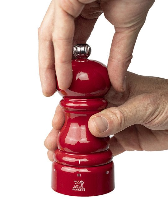 Peugeot Paris Pfeffermühle 12cm Uselect Z Rot Lackiert Holz