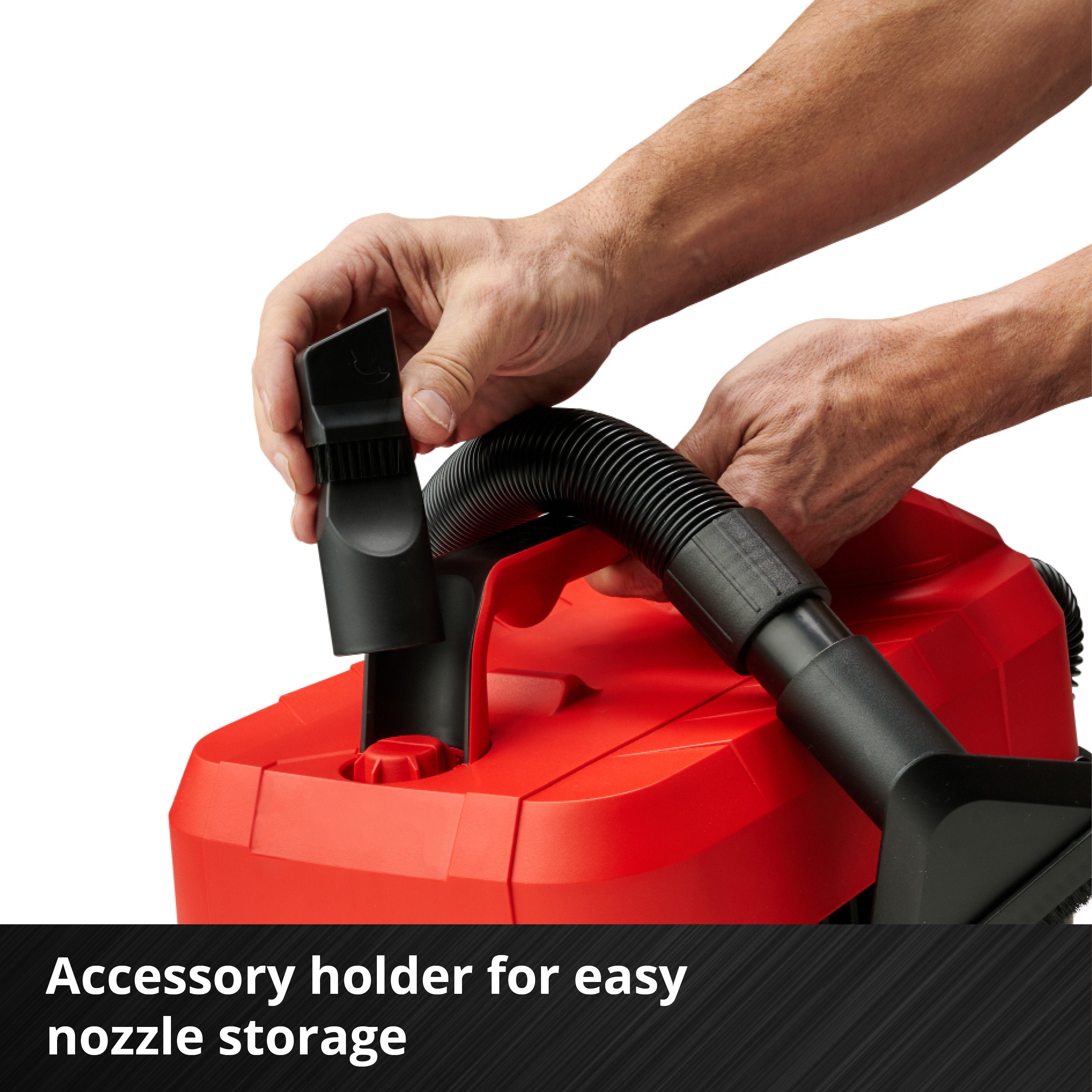 EAN 4006825640274 - Einhell TE-VC 18/10 Li-Solo 10 L Negro, Rojo imagen 8