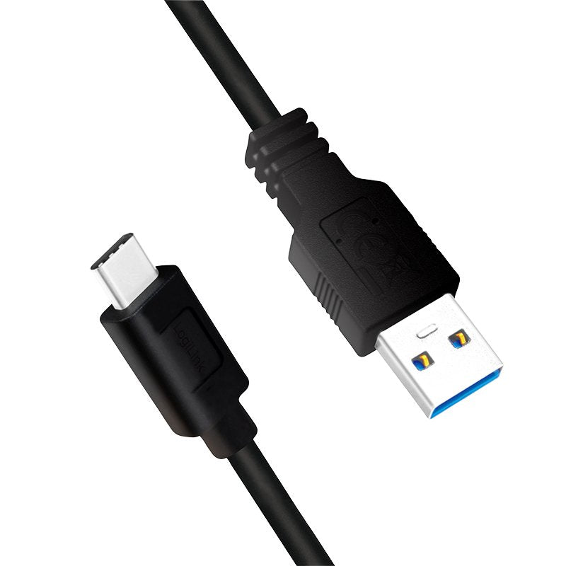Logilink Cu0167 - Cable Usb 3.2 Gen1x1, Usb-A Macho A Usb-C Macho, Negro, 0.5m