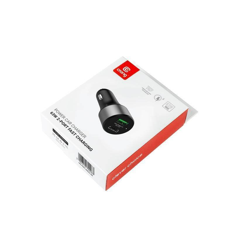 EAN 5904310700283 - Crong CRG-PWRC-USBC63-BLK cargador de dispositivo móvil Smartphone, Reloj inteligente Negro Encendedor de imagen 4