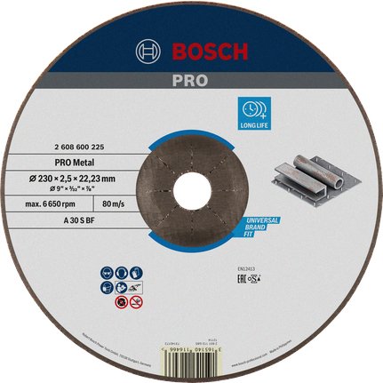 Disco De Corte Bosch Expert For Metal 230 X 2,5 Mm