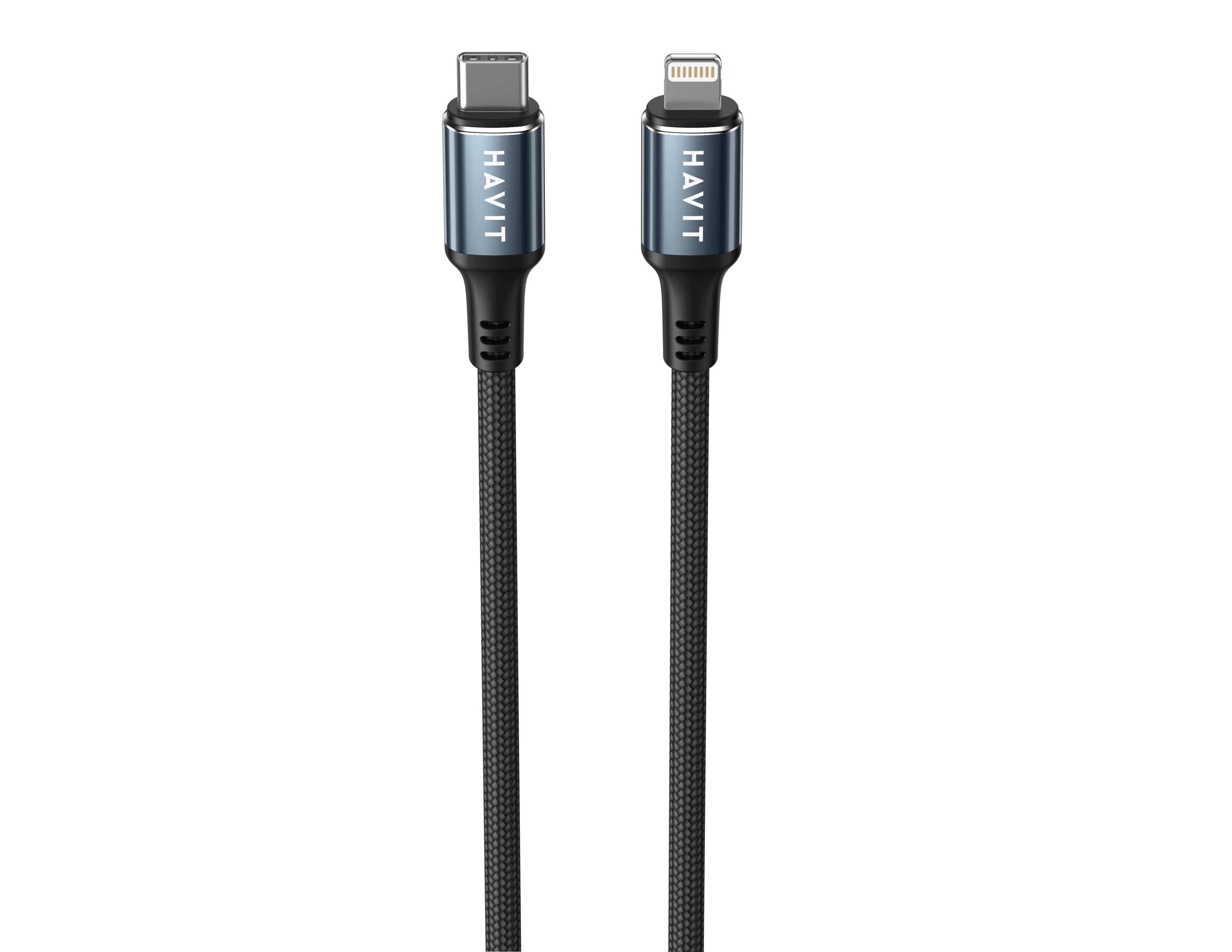 EAN 6939119039783 - Havit 6939119039783 cable de conector Lightning 1 m Negro imagen 2