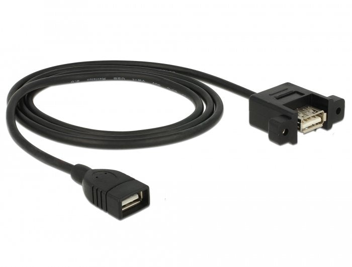 Delock Cable Usb 2.0 Typ-A Buchse > Usb 2.0 Typ-A Buchse Zum Einbau 1 M