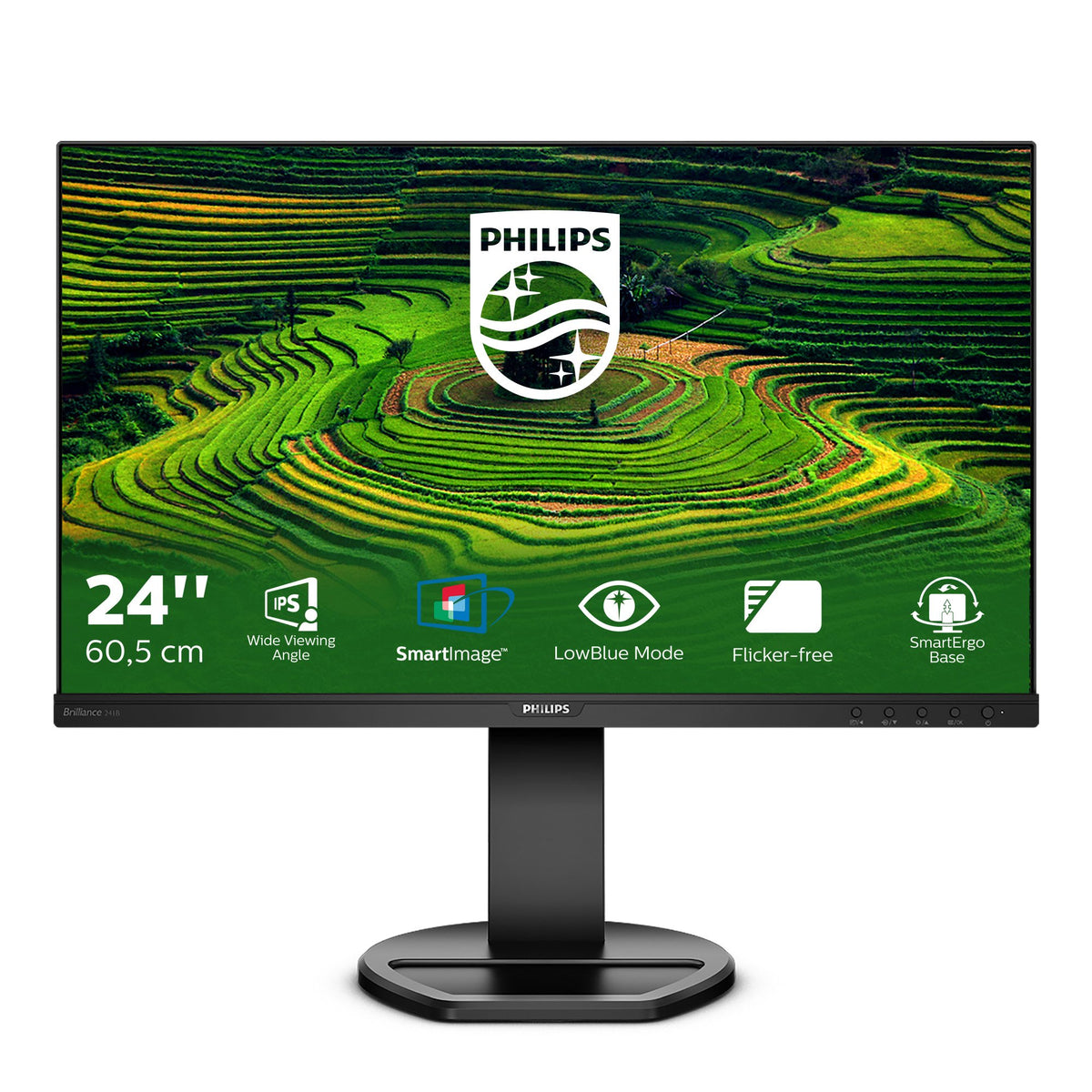EAN 8712581756413 - Philips B Line 241B8QJEB/00 pantalla para PC 60,5 cm (23.8") 1920 x 1080 Pixeles Full HD Negro imagen 3