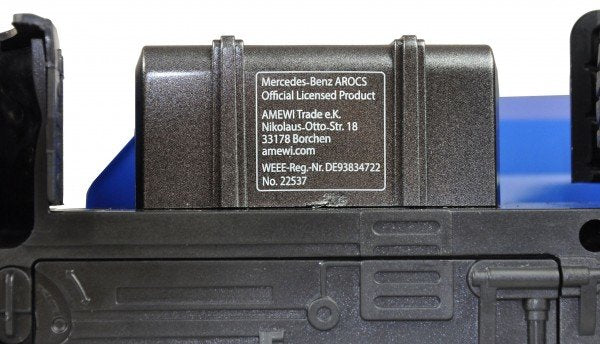 Amewi Mercedes Arocs License Dump Truck Modelo Controlado Por Radio Camión Basculante Motor Eléctrico 1:14