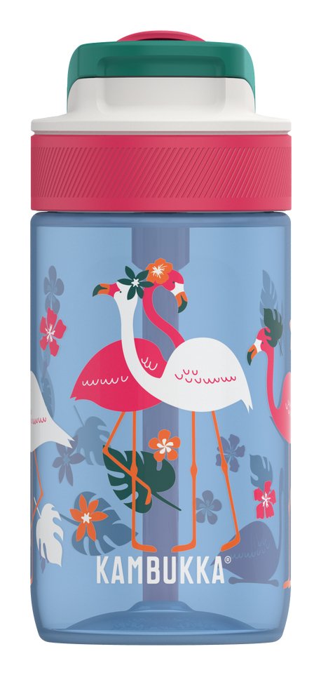 Botella Kambukka Lagoon Blue Flamingo 400 Ml Niebieski
