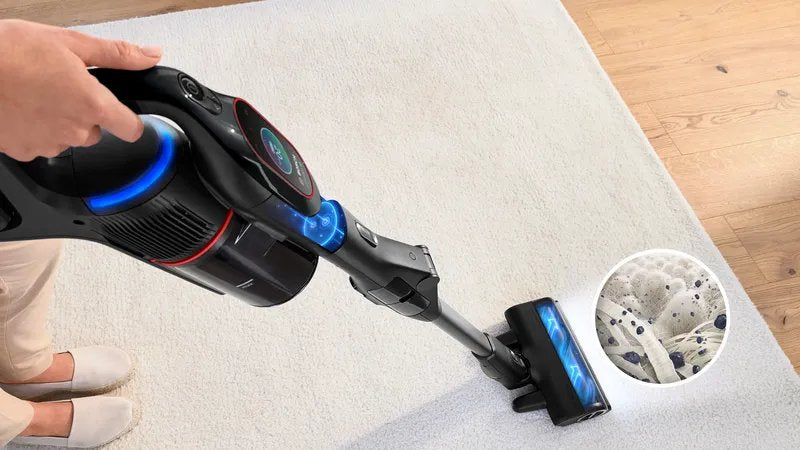 EAN 4242005469598 - Bosch Unlimited 10 Aspiradora escoba 2 en 1 Batería Secar HEPA Sin bolsa 0,4 L Negro 4 Ah imagen 5