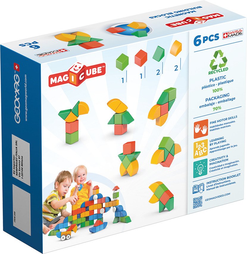 EAN 0871772005308 - Geomag MagiCube 3 Shapes Recycled Starter Set imagen 2