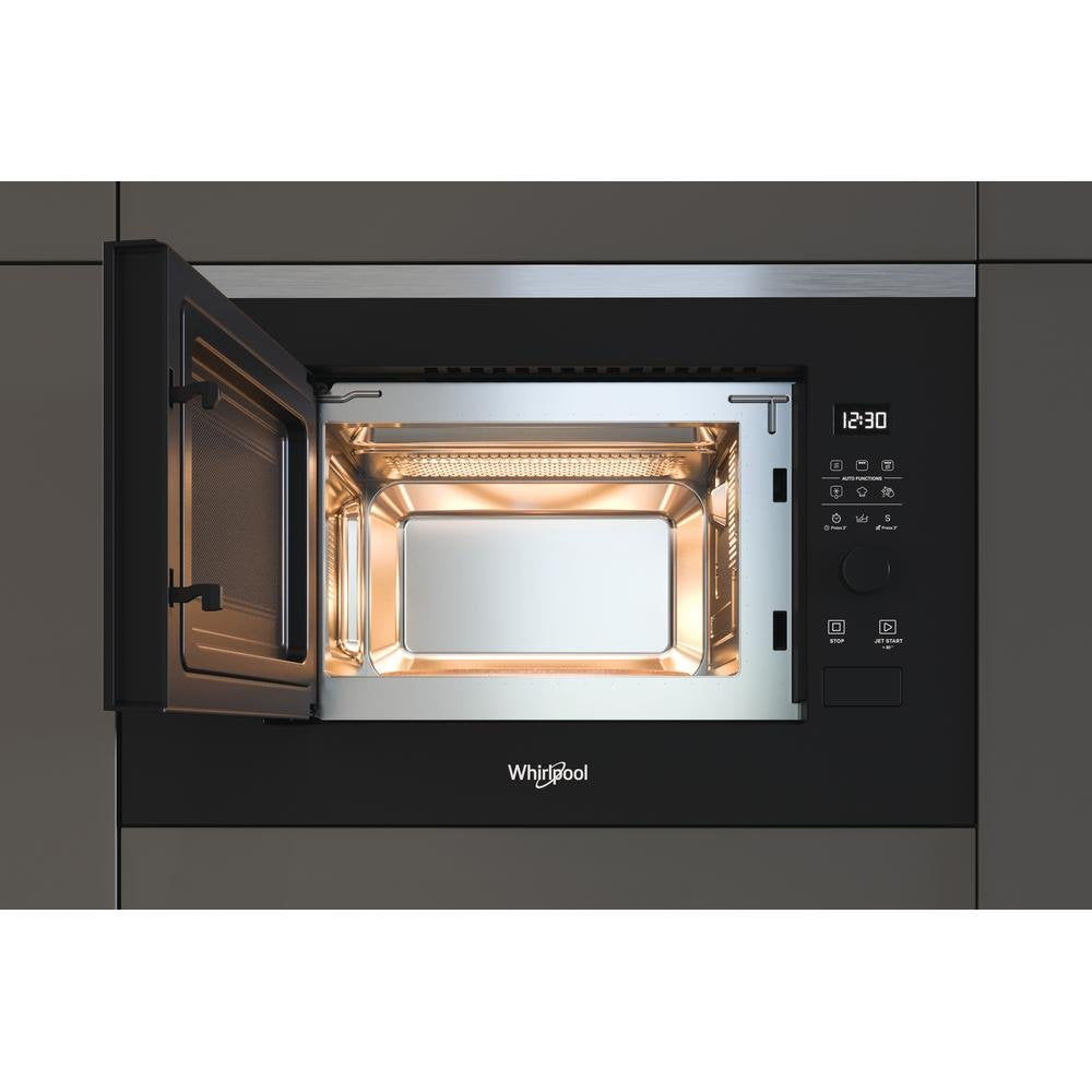 EAN 8003437605949 - Whirlpool WMF201G Negro, Acero inoxidable Microondas con grill Integrado 20 L 800 W imagen 8