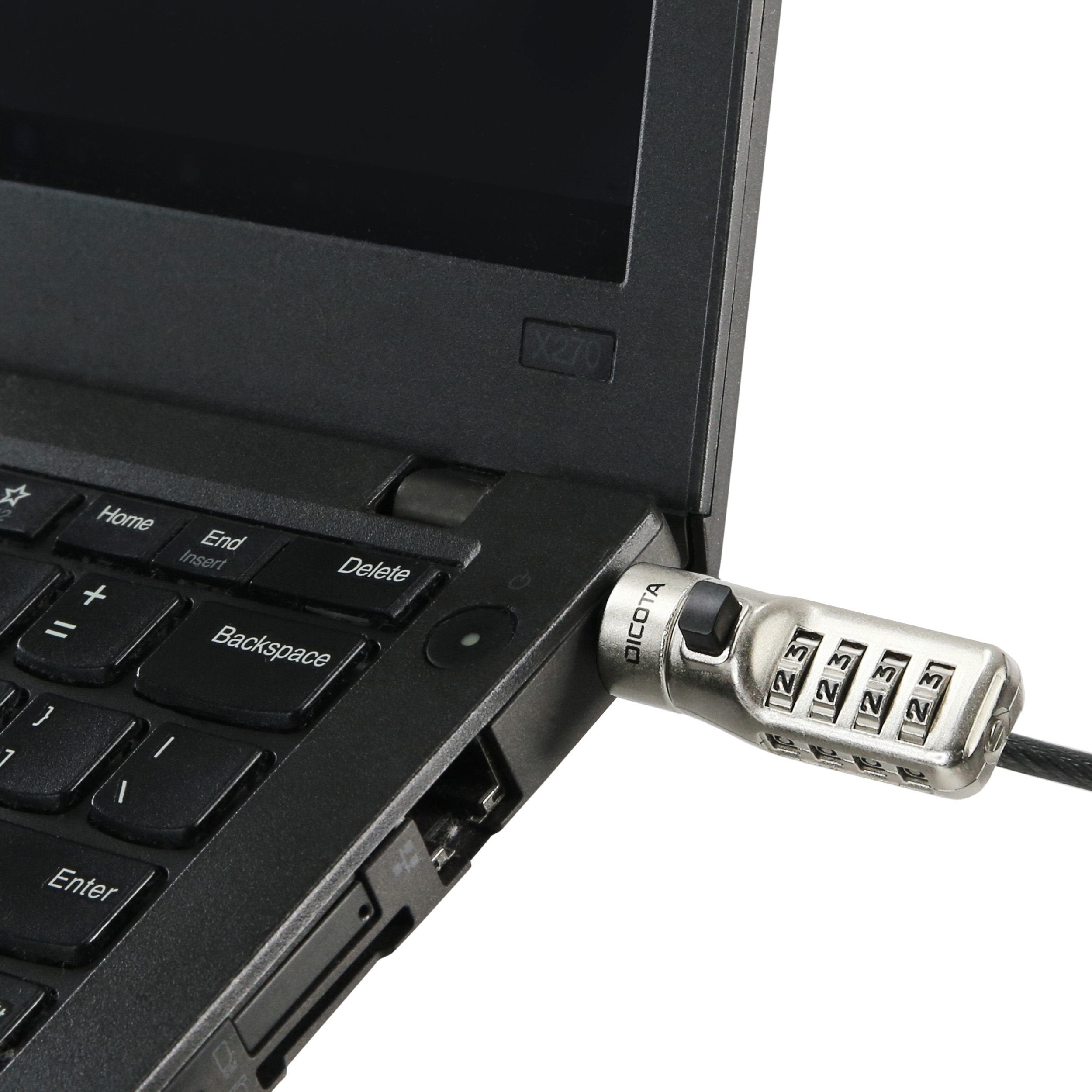 EAN 7640186416887 - DICOTA D31933 cable antirrobo Antracita 2 m imagen 5