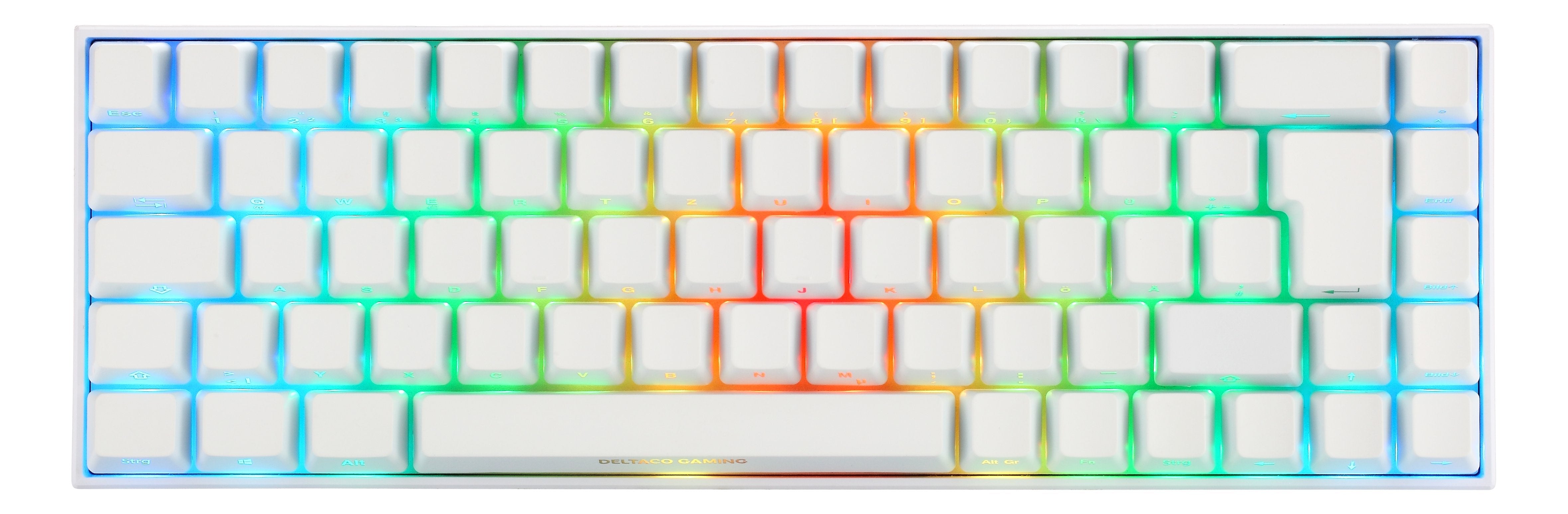Deltaco Gaming Teclado Wk95r Wireless, Rgb, Blanco