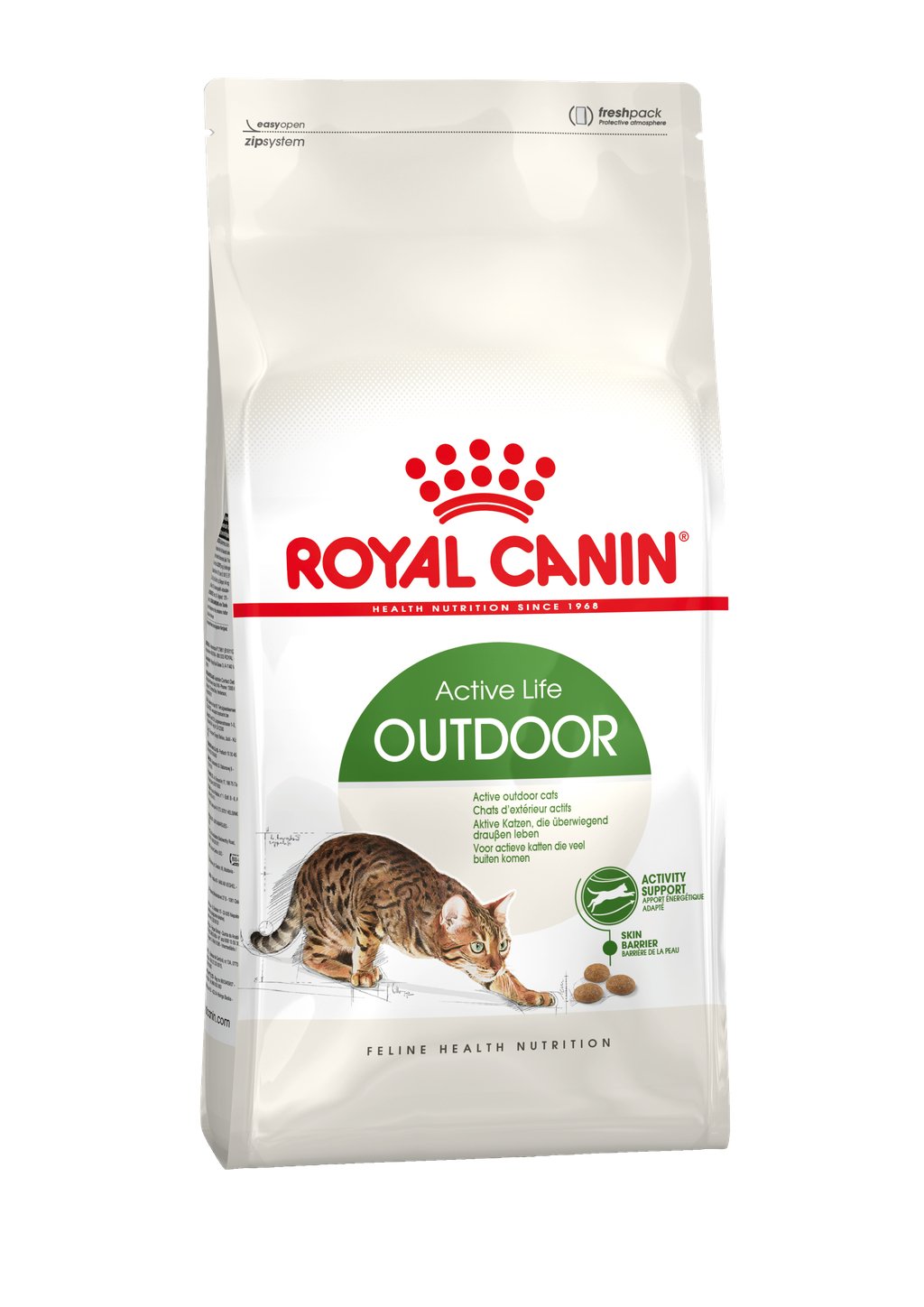 Royal Canin Outdoor Alimento Seco Para Gatos 400 G Adulto Aves