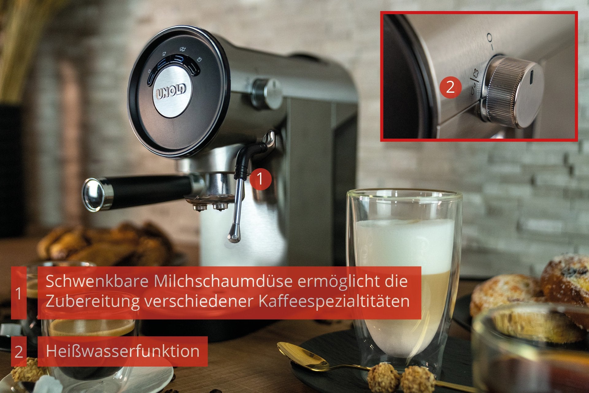 EAN 4011689286360 - Unold Piccopresso Máquina espresso 0,9 L imagen 3