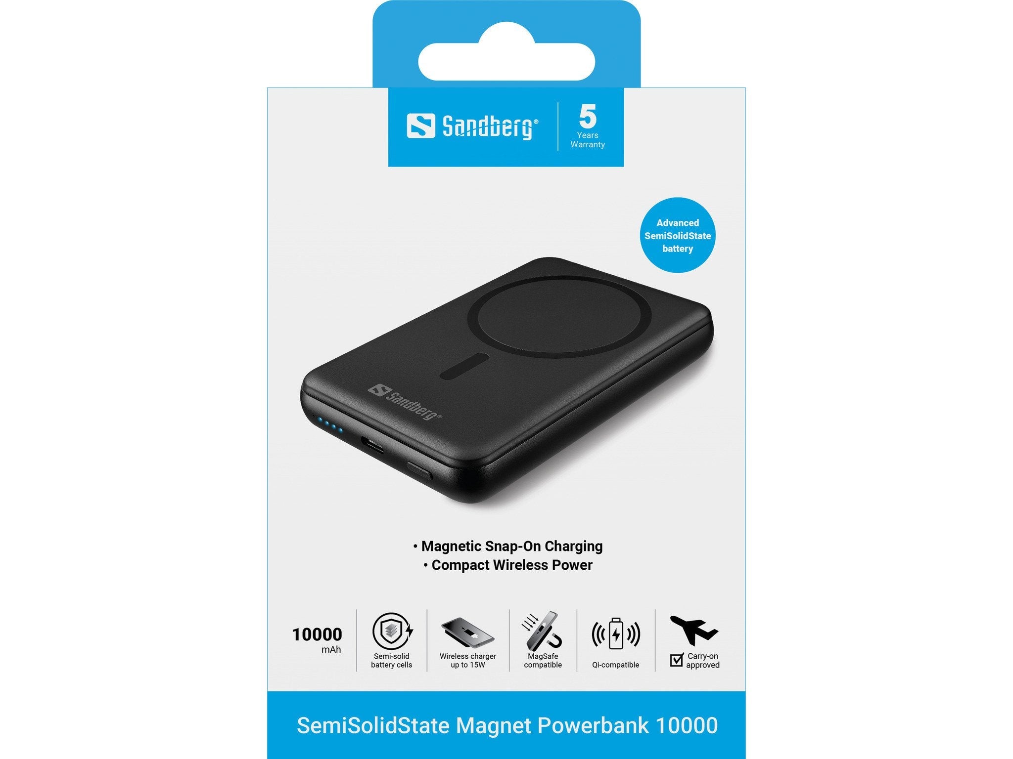 Semisolidstate Magnet Powerbank 10000 421-51
