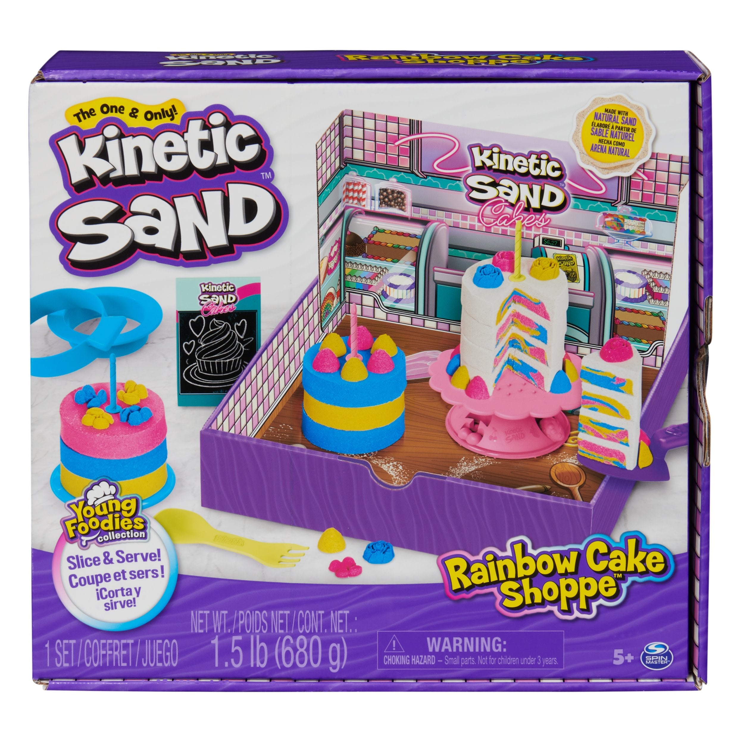 EAN 0778988495575 - Kinetic Sand KNS ACK Rainbow Cake Shoppe MX TRGX GML imagen 1