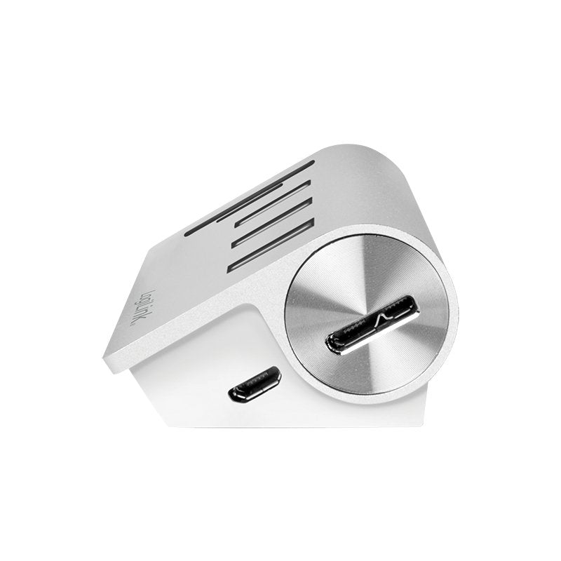 Hub Logilink Cr0045  De Interfaz Usb 3.2 Gen 1 (3.1 Gen 1) Type-A 5000 Mbit/S Plata