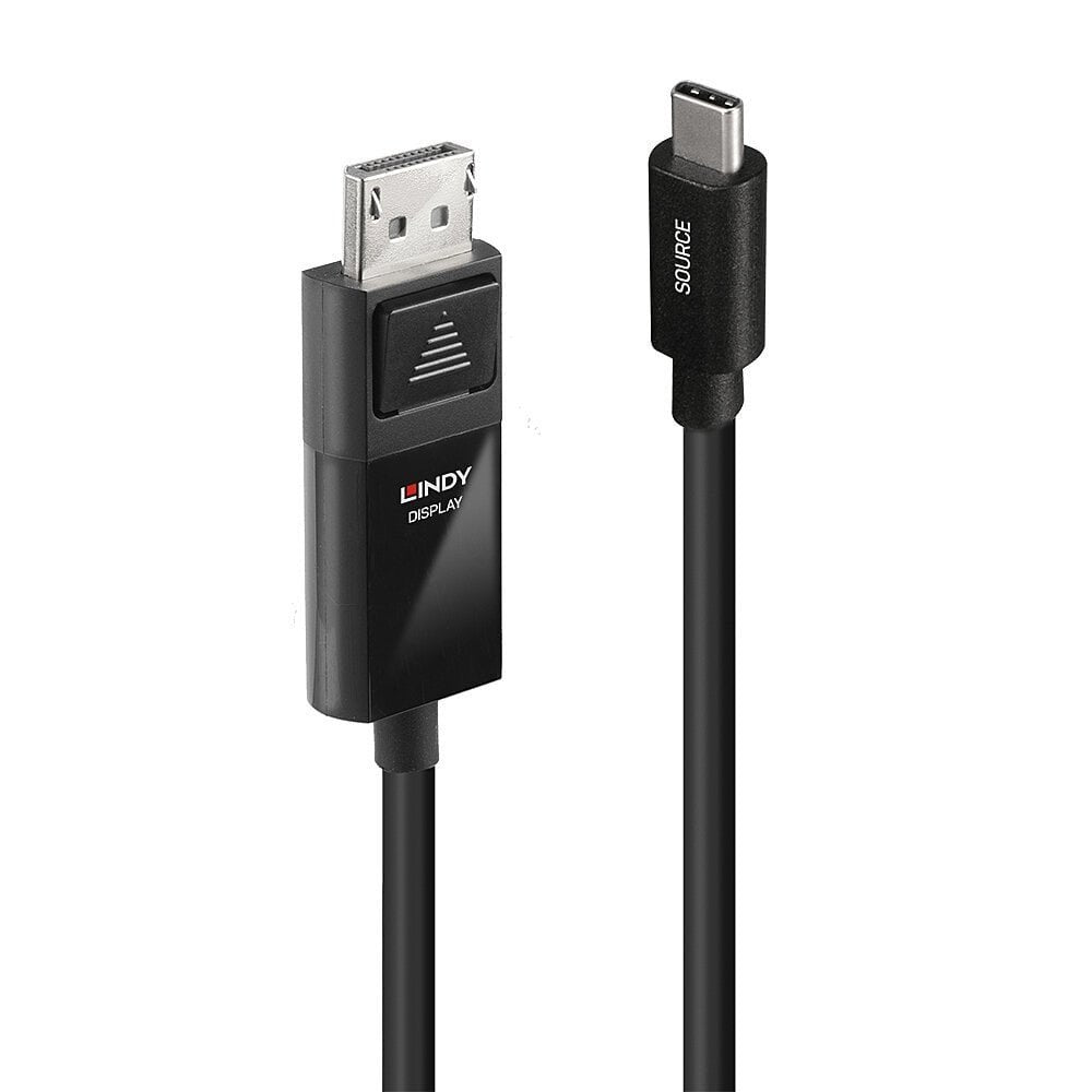 EAN 4002888433419 - Lindy 43341 adaptador de cable de vídeo 1 m USB Tipo C DisplayPort Negro imagen 1