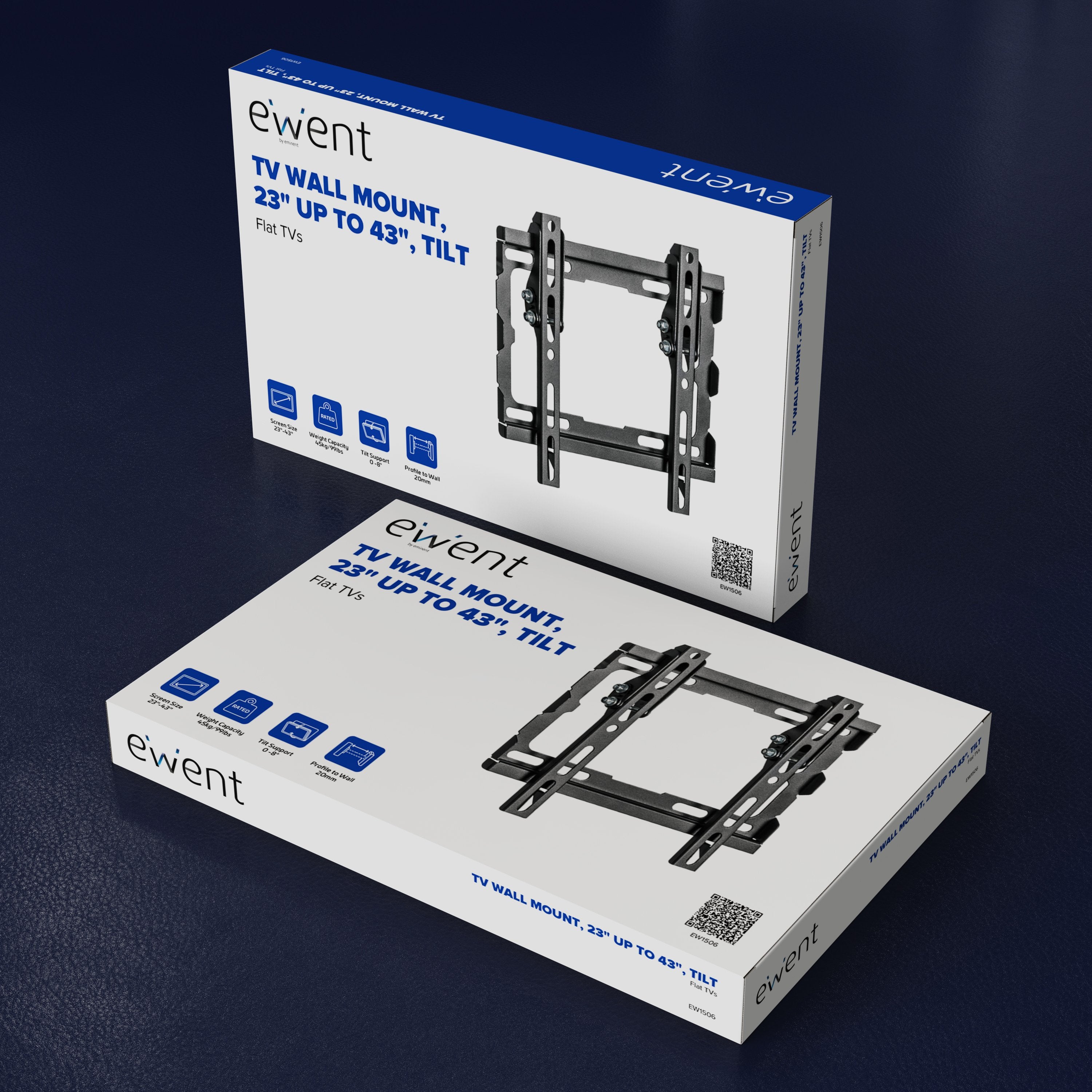 EAN 8032958186255 - Ewent EW1506 soporte para TV 106,7 cm (42") Negro imagen 4