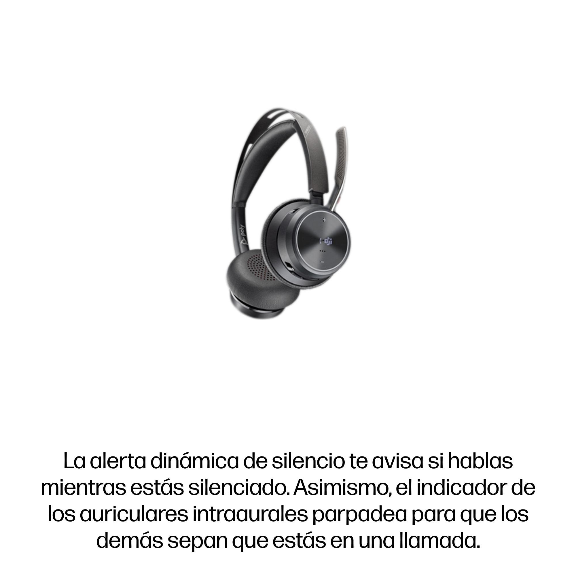 Hp Poly Voyager Focus 2-M Usb-C-C Headset Usb-C/A Adapter Charging Stand Customer Special 1