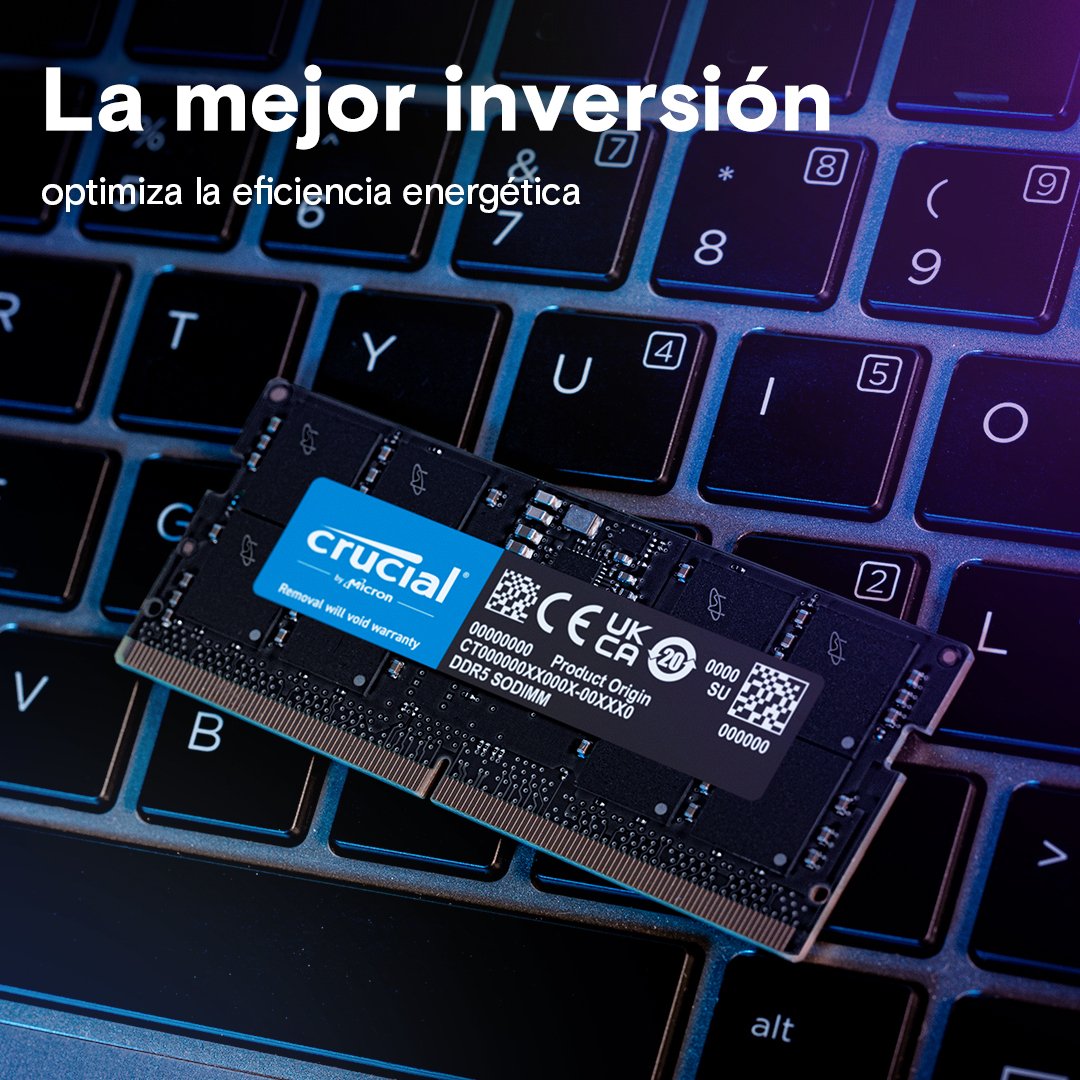 EAN 0649528944214 - Crucial CT2K64G56C46S5 módulo de memoria 128 GB 2 x 64 GB DDR5 262-pin SO-DIMM imagen 5
