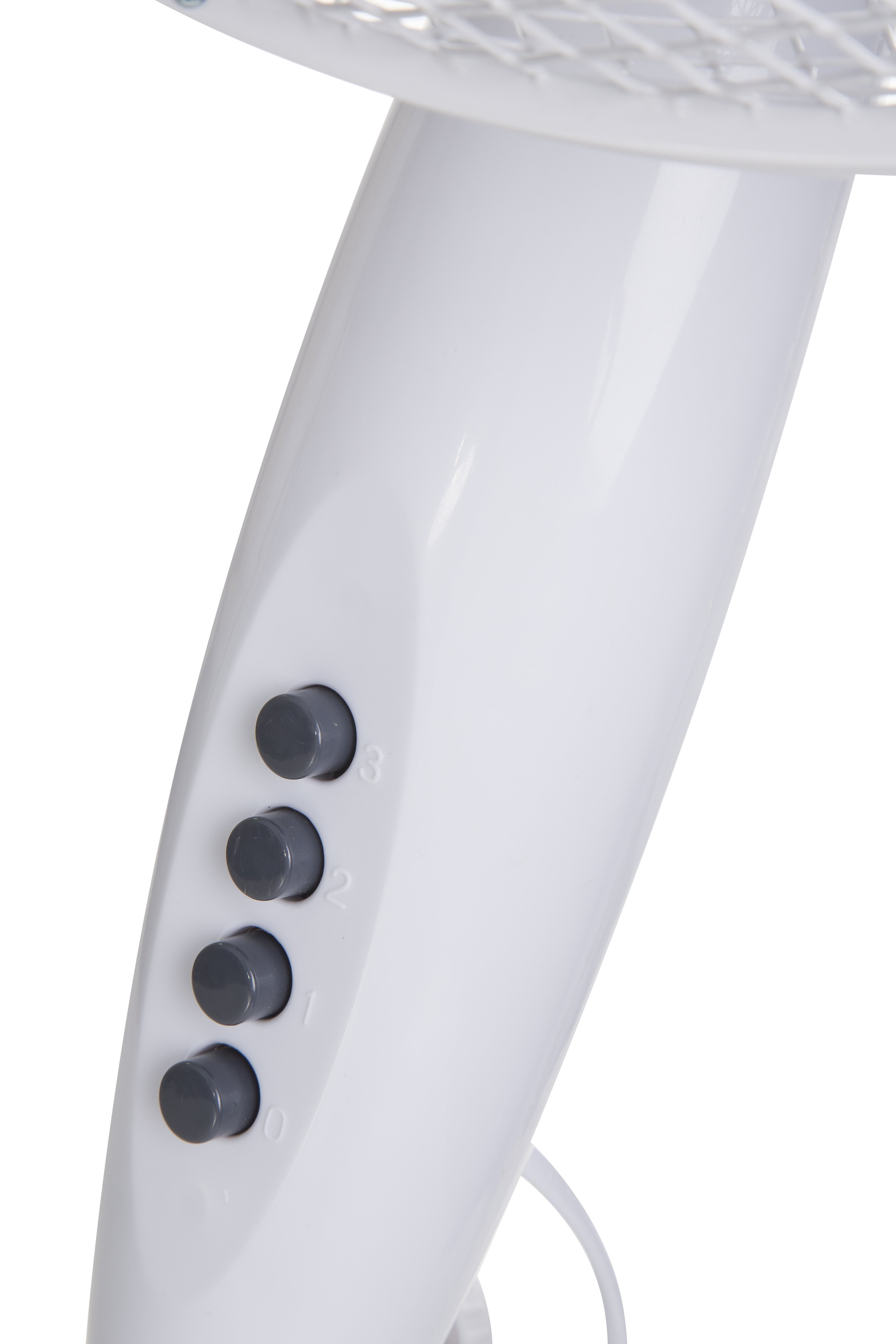 Ventilador Pie Oscilante 40 Cm, 3 Velocidades, Altura Ajustable, Bloqueo Oscilación Negro 90w Mesko Ms 7311