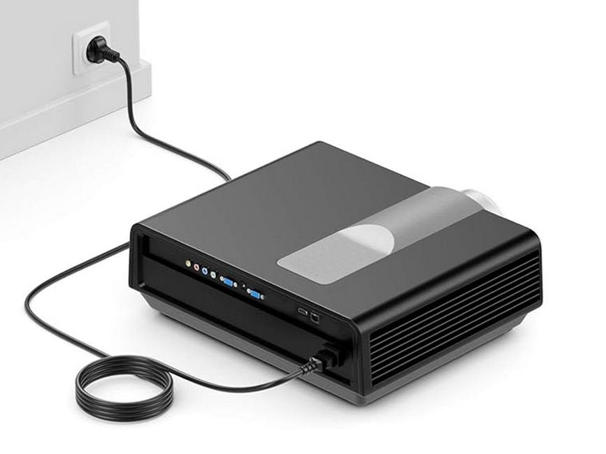 Equip Netzcable Anschl. C18 -> Schukon. 3.00m 180°Gew. Sw