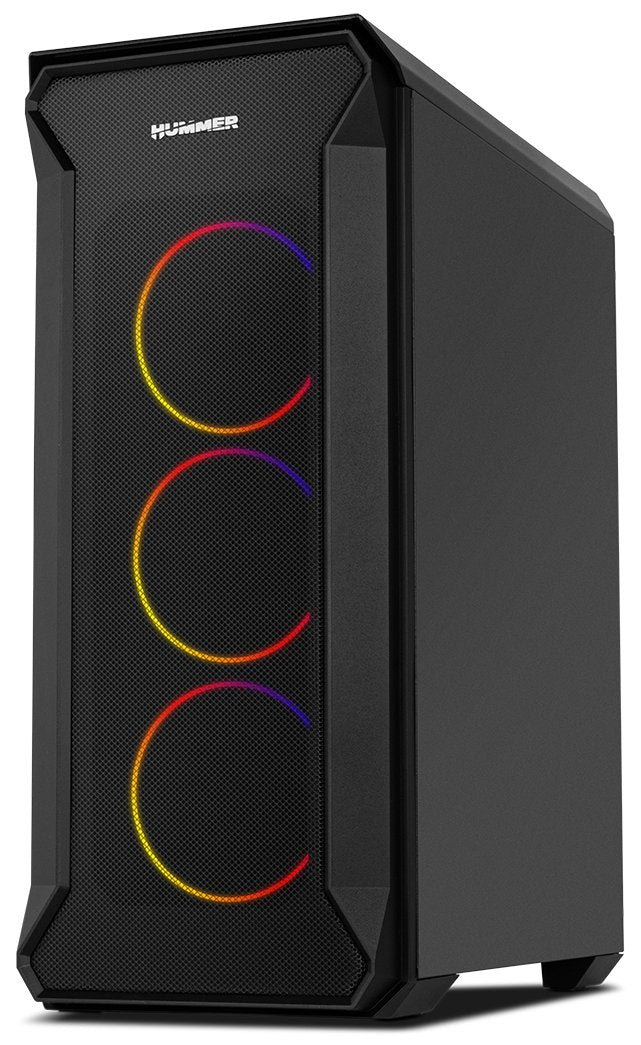 Caja Pc Nox Atx Hummer Quantum 1xusb3.0 2xusb2.0 Negro Argb