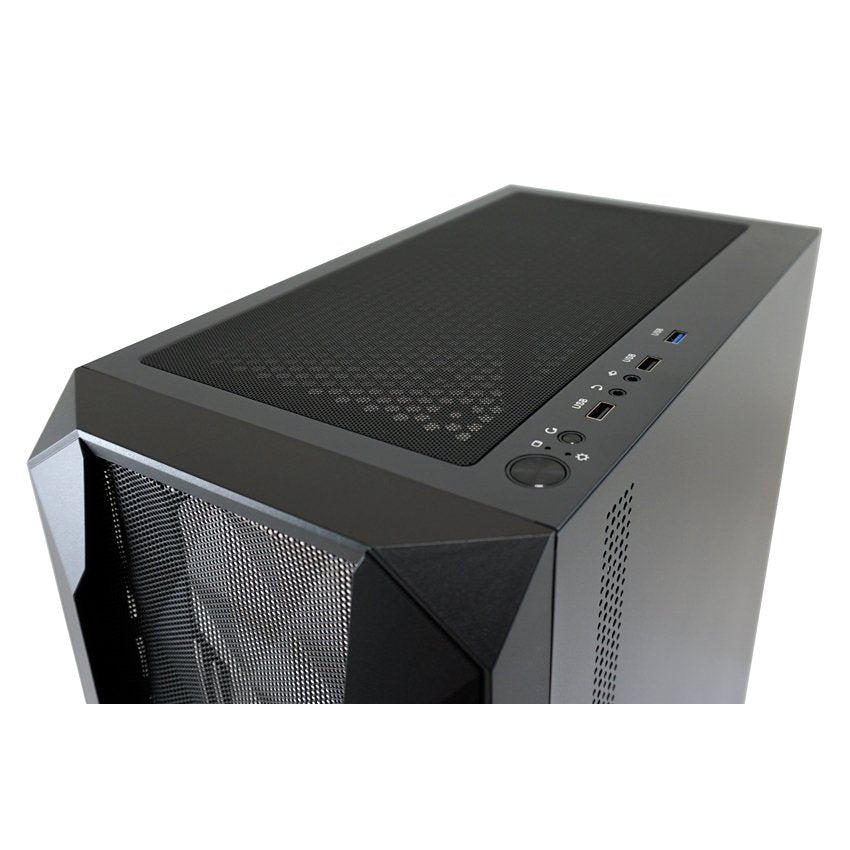 Caja Pc Lc-Power Gaming 712mb M-Atx Polynom X Black, 2*Usb2.0, 1*Usb3.0, Meshfrontpanel