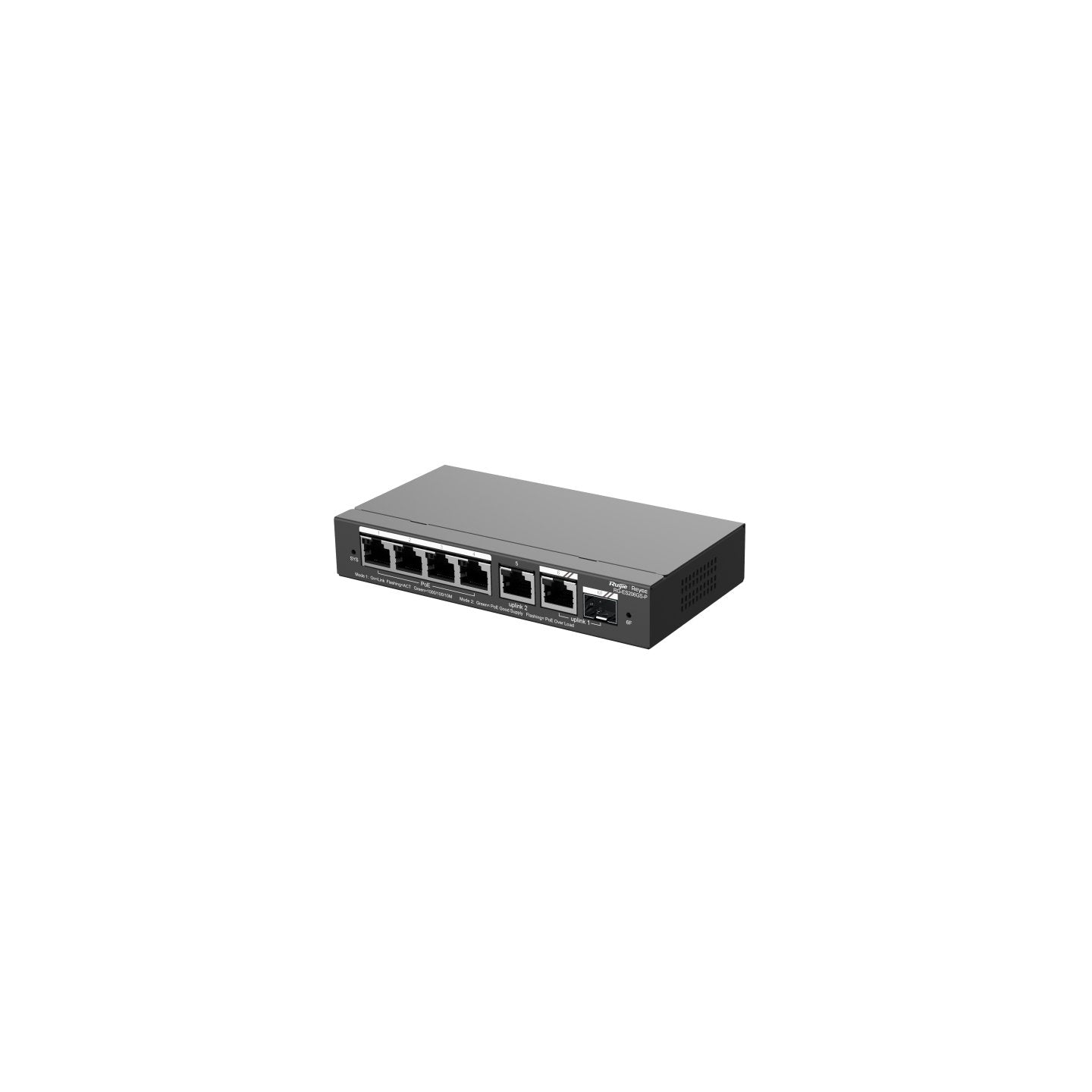 Switch Ruijie Reyee Rg-Es206gs-P 5-Port 10/100 Mbps Desktop Switch