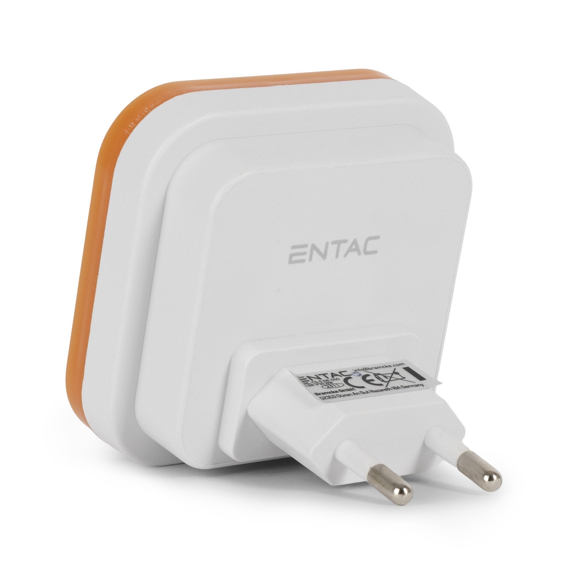 Entac Nachtlicht 0.5w Quadrat. Ww Naranja Dämmerungssensor