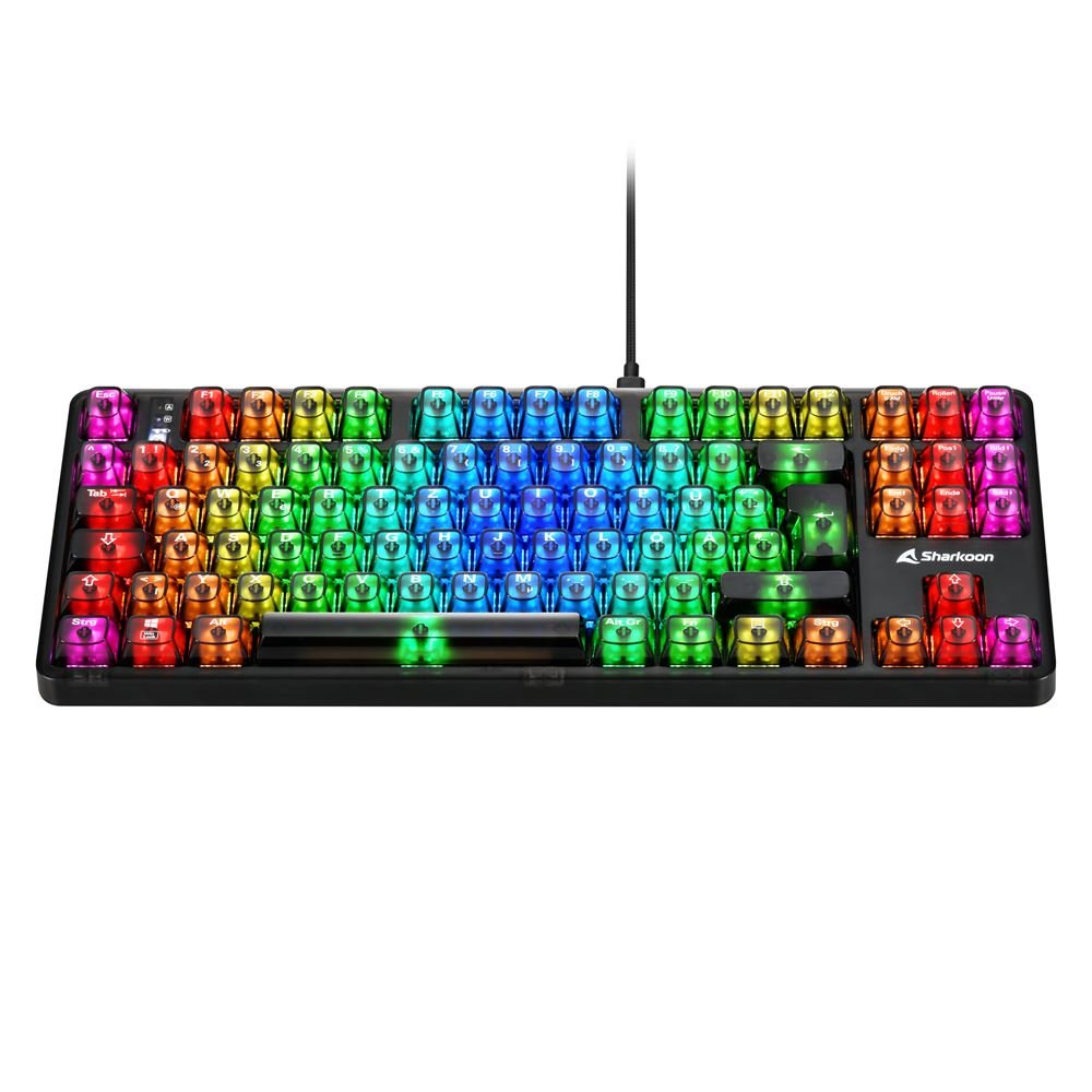 EAN 4044951040124 - Sharkoon SGK70W teclado Juego USB QWERTZ Alemán Negro imagen 4