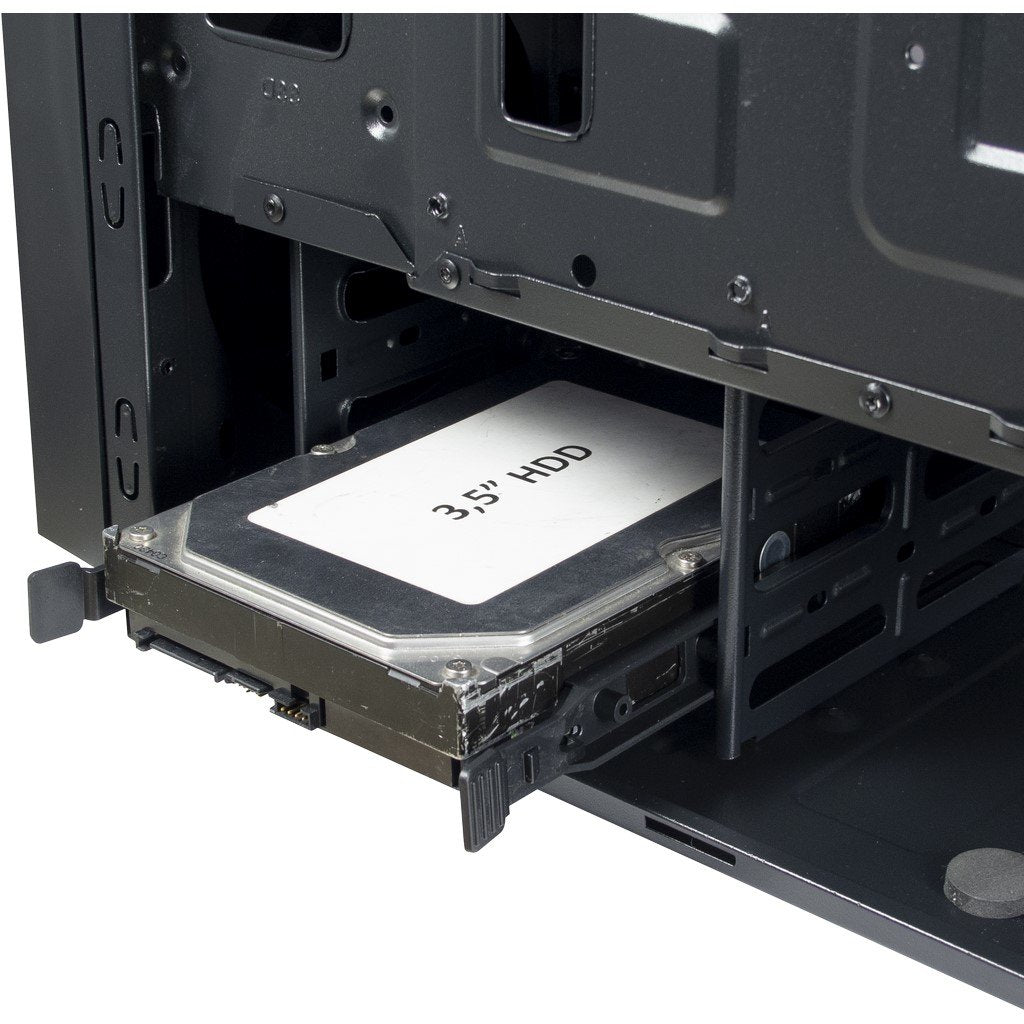 Caja Pc Inter-Tech T-11 Televen Lateral De Cristal Acrílico