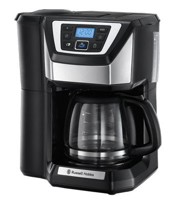 Chester Grind & Brew 22000-56, Cafetera Negra/Acero Inoxidable