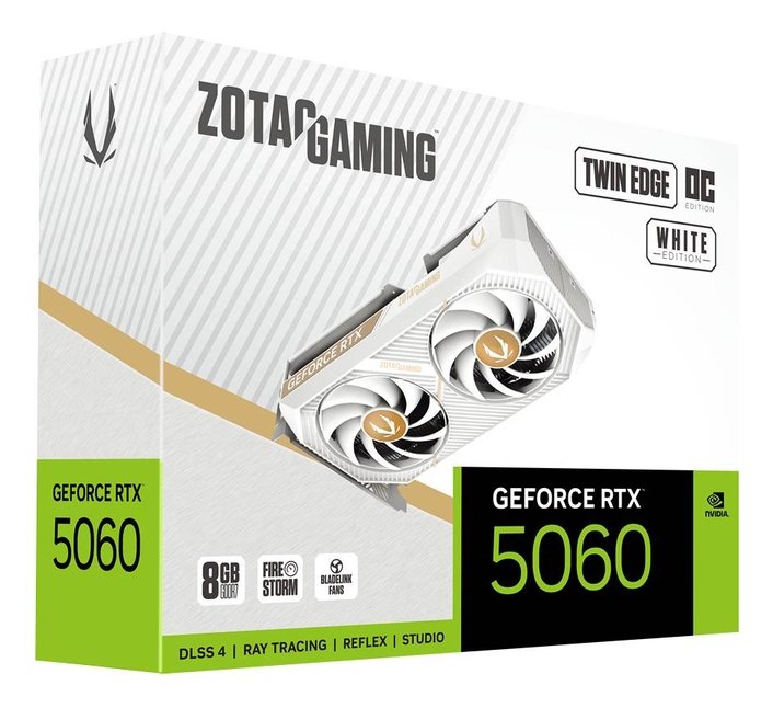 Vga Zotac Geforce® Rtx 5060 8gb Twin Edge Oc White