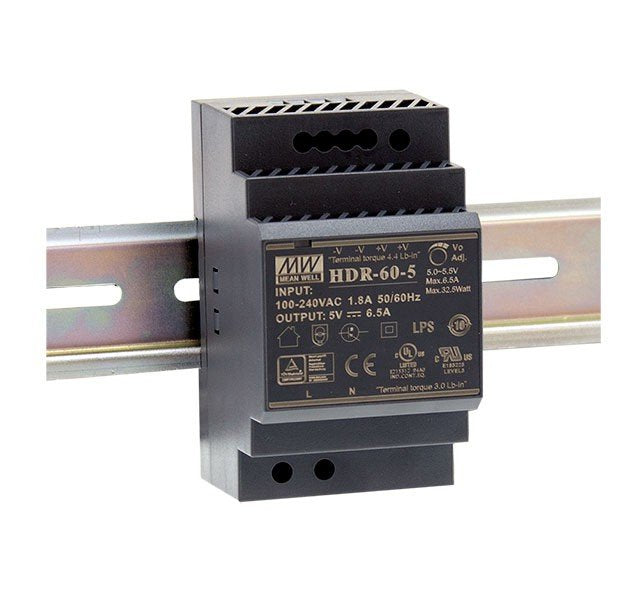 Meanwell Netzteil - 24v 60w Hutschiene