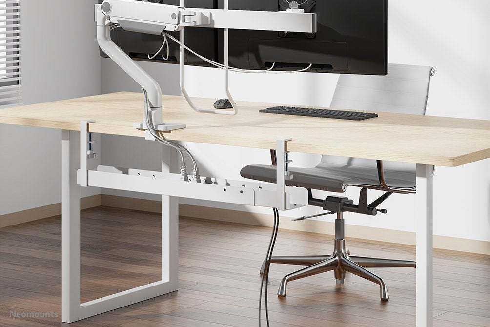 Neomounts Cableaufbewahrung -5kg Klemme Universal 120cm Blanco