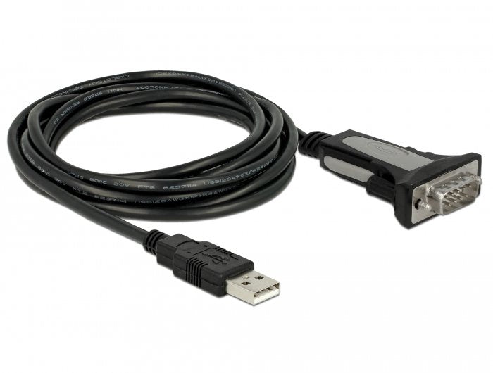Delock Adapter Usb 2.0 Typ-A Zu 1 X Seriell Rs-232 Db9 4 M
