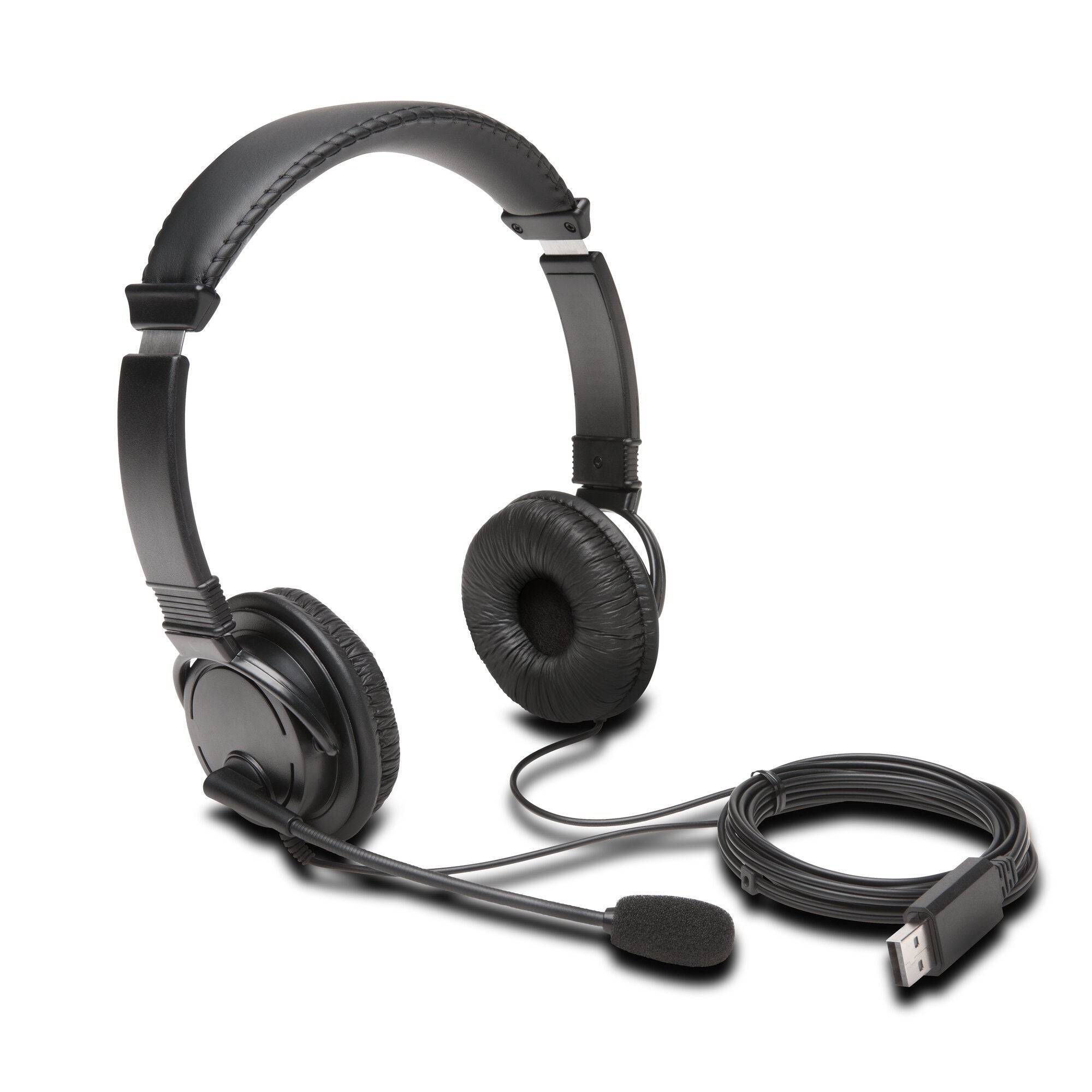 EAN 0085896976011 - Kensington K97601WW auricular y casco Alámbrico Diadema Llamadas/Música USB tipo A Negro imagen 4