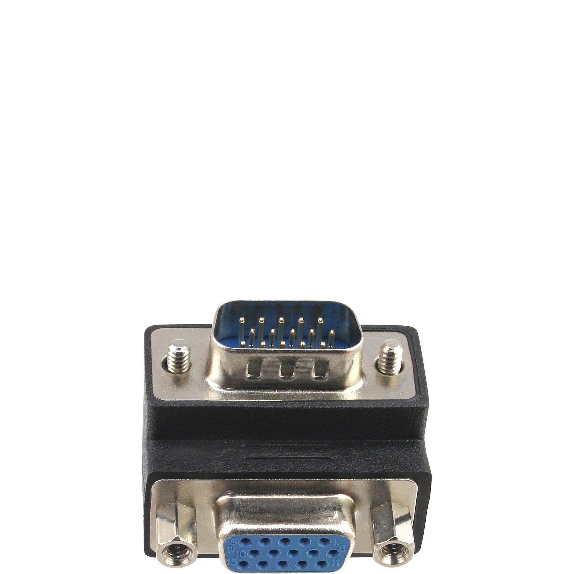 Adaptador Inline Vga 90° 15 Pines Macho A Hembra