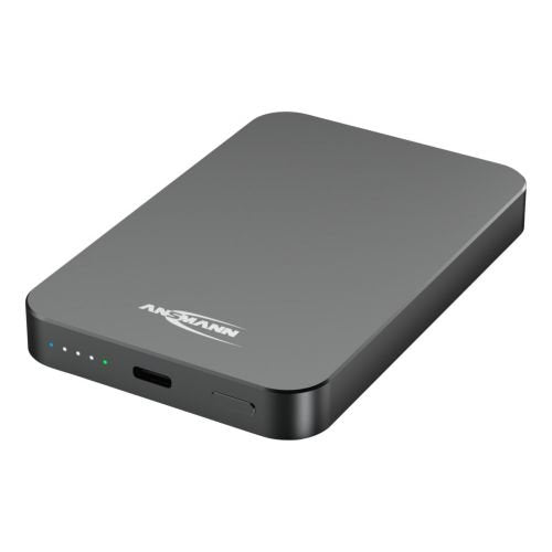 Ansmann 1700-0198, 5000 Mah, Lithium Polymer (Lipo), Power Delivery, Inalámbrico Aufladen, 3,7 V, Antracita