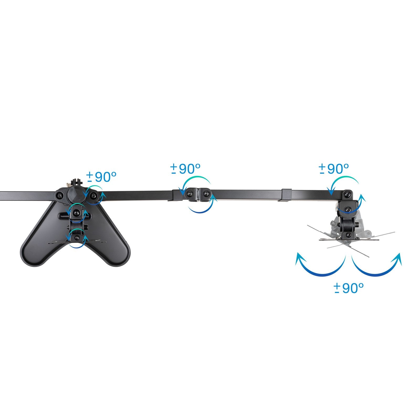 EAN 8433281013810 - TooQ DB1704TN-B soporte para monitor 68,6 cm (27") Escritorio imagen 5