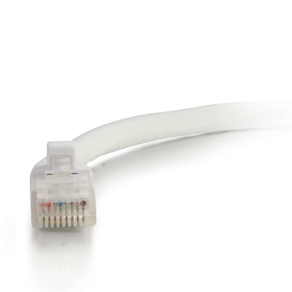 C2g Cat5e Booted Unshielded (Utp) Network Patch Cable Cable De Interconexión Rj-45 (M) A Rj-45 (M) 3 M Utp Cat 5e Moldeado Sin Enganches Trenzado Blanco