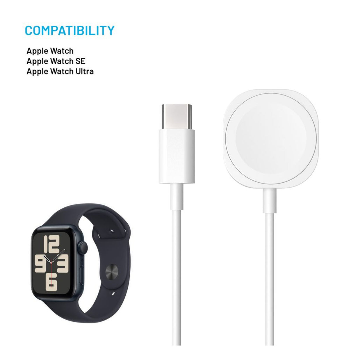 EAN 8591680175543 - FIXED FIXDW-AW-C cargador de dispositivo móvil Reloj inteligente Blanco USB Cargador inalámbrico Interior imagen 3