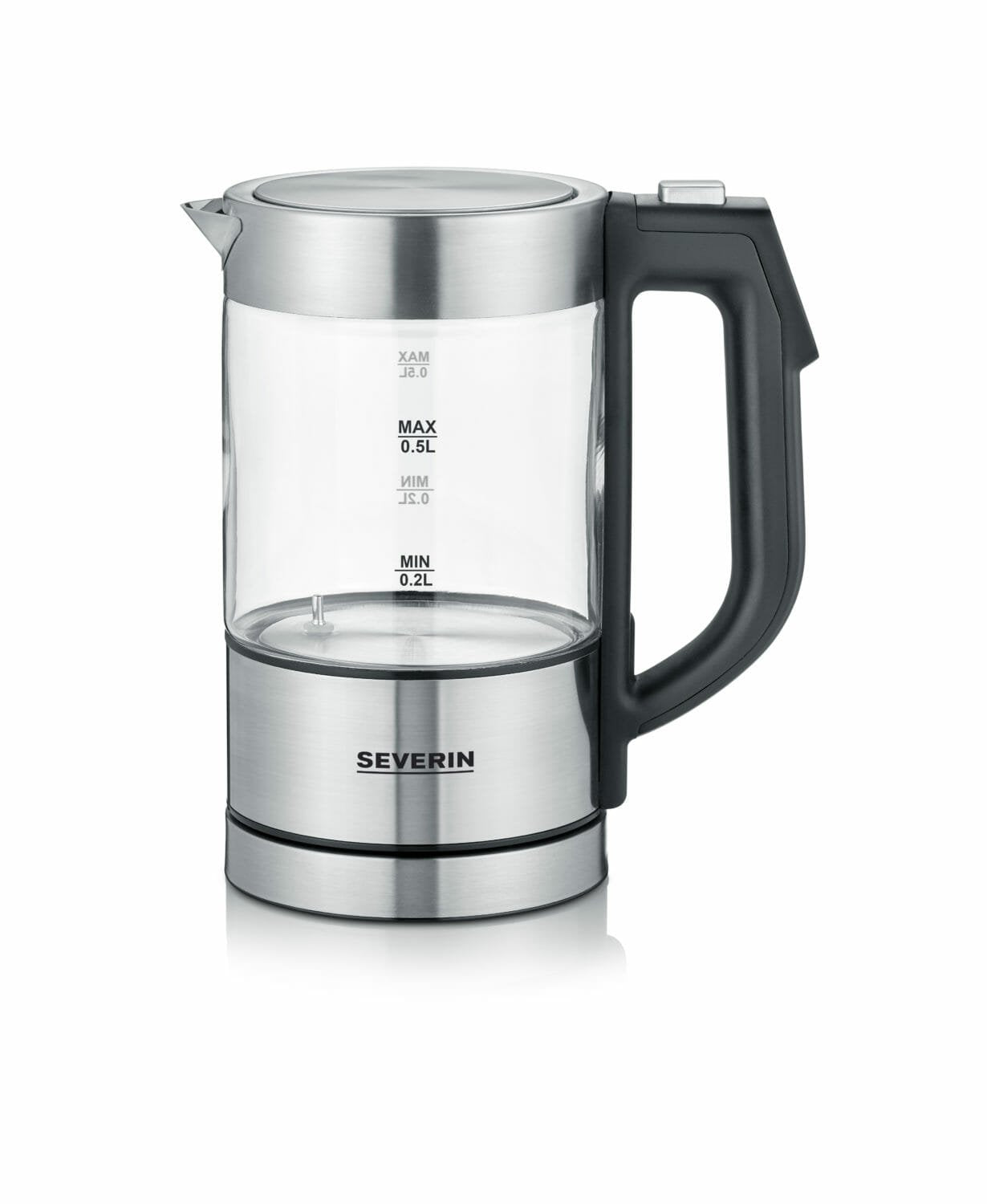 EAN 4008146037764 - Severin WK 3458 tetera eléctrica 0,5 L 1100 W Negro, Transparente imagen 1