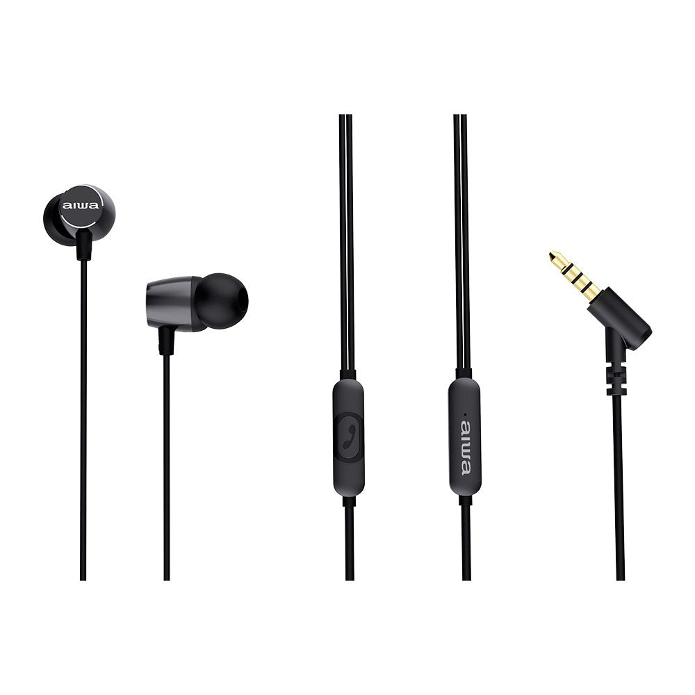 EAN 8435256900330 - Aiwa ESTM-30BK auricular y casco Auriculares Alámbrico Dentro de oído Llamadas/Música/Deporte/Uso diario imagen 2