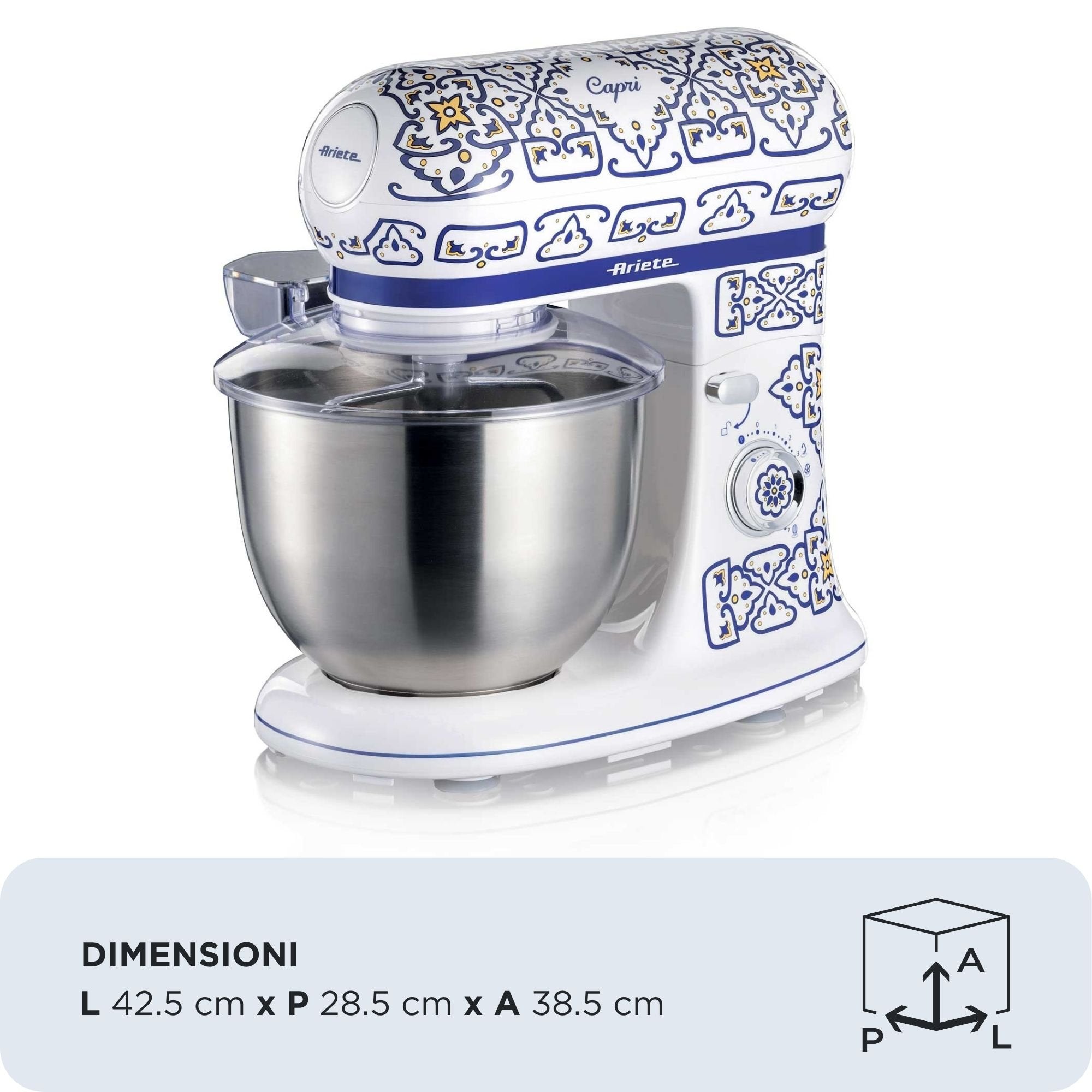 EAN 8003705122956 - Ariete 1588/0C Batidora de varillas 2400 W Blanco, Azul claro imagen 4