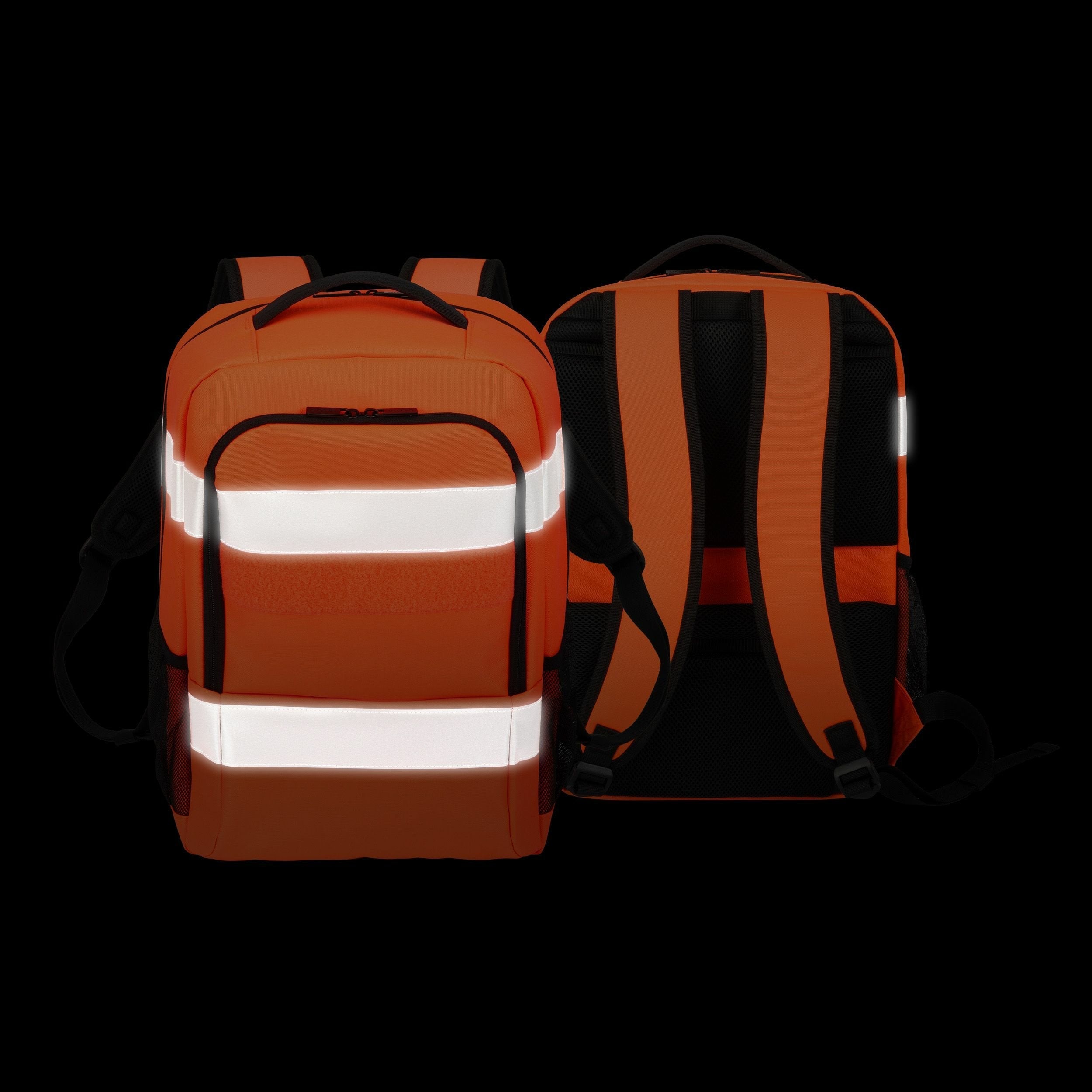 Mochila Dicota P20471-18 De Senderismo Negro, Gris, Naranja Tereftalato De Polietileno Reciclado (Rpet)