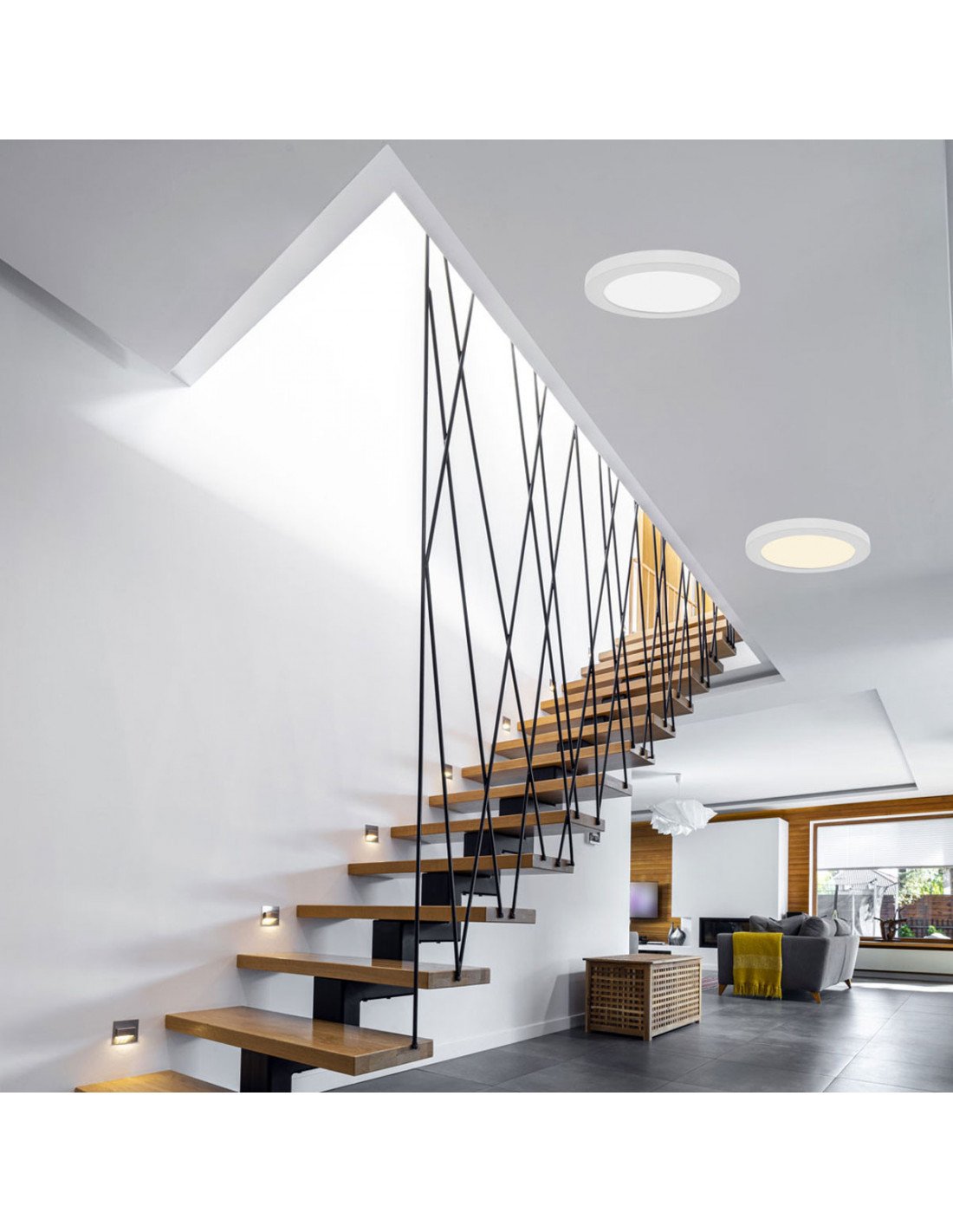 Lampara Techo Muvit Io Wifi 30w Blanco